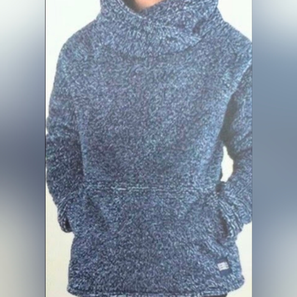 O'Neill Girls' (Size Medium) Cozy Blue Fuzzy Sweater/Sweatshirt